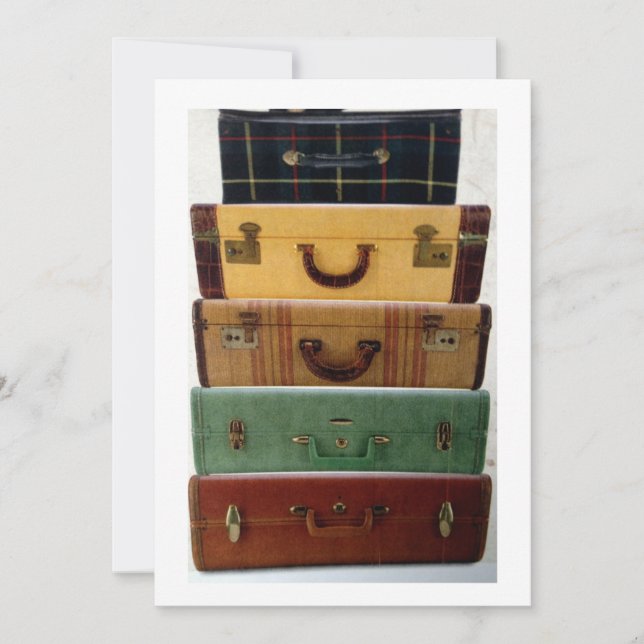 BON VOYAGE OU BIENVENUE INVITATION À LA MAISON (Devant)