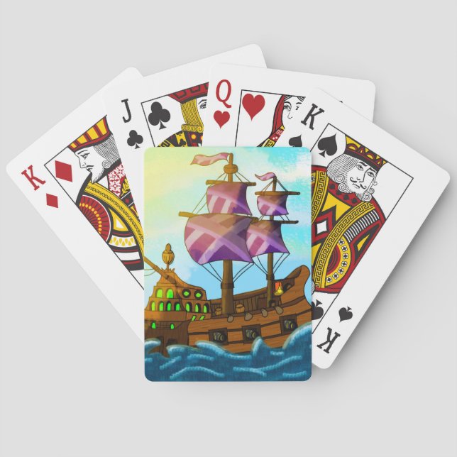 Bon Voyage Playing Cards (Back)