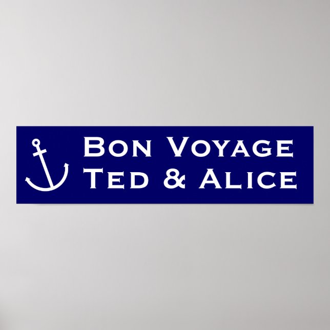Bon Voyage Poster (Front)
