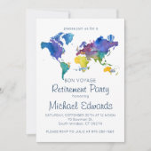 Bon Voyage Retirement Party Invitation (Front)
