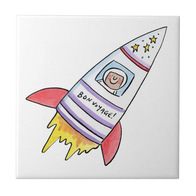 Bon Voyage Tile (Front)