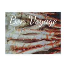 Bon Voyage - To Alaska For Red King Crab Postcard