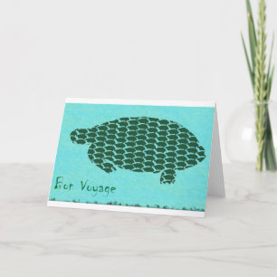 Bon Voyage Turtles Holiday Card