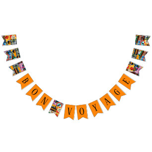 Bon Voyage Vintage voyage Étiquettes Drapeaux de B