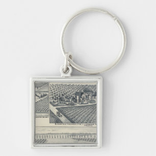 Bonacourt Ranch, Washington Colony, California Keychain