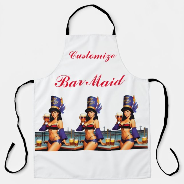 Bonafide Bar Maid Thunder_Cove  Apron (Front)