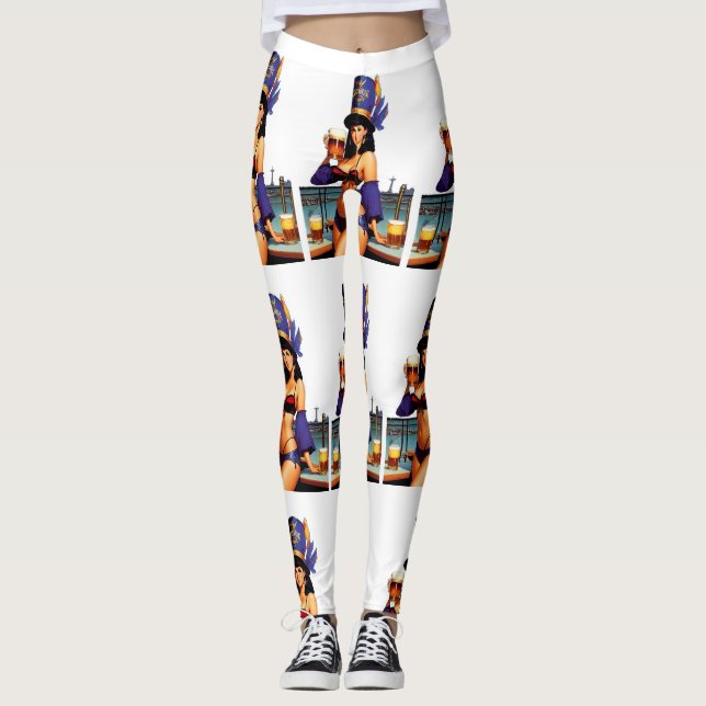 Bonafide Bar Maid Thunder_Cove  Leggings (Front)