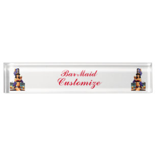 Bonafide Bar Maid Thunder_Cove Nameplate