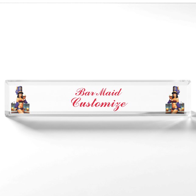 Bonafide Bar Maid Thunder_Cove  Nameplate (Front)