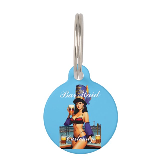 Bonafide Bar Maid Thunder_Cove  Pet Tag (Front)