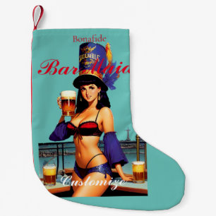 Bonafide Bar Maid Thunder_Cove Small Christmas Stocking