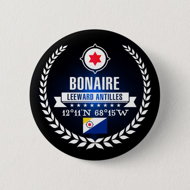 Bonaire 2 Inch Round Button (Front)