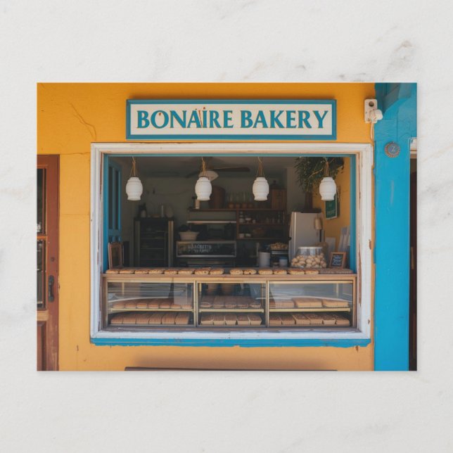 Bonaire bakery postcard (Front)