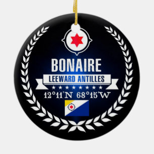 Bonaire Ceramic Ornament