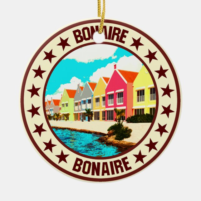Bonaire                                            ceramic ornament (Front)