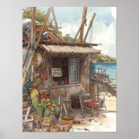 Bonaire fish shack