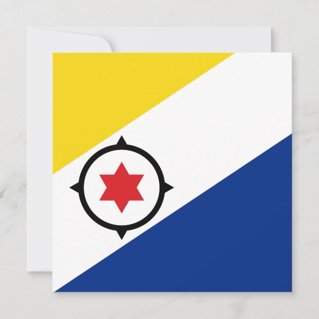 Bonaire Flag Invitation (Front)