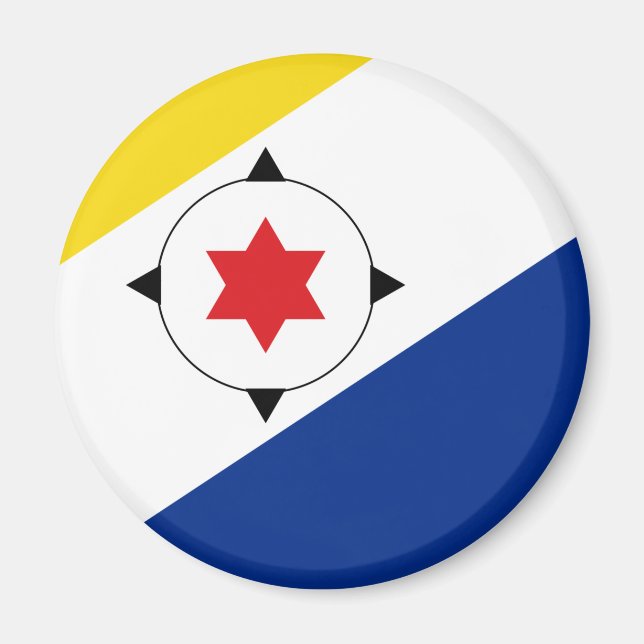 Bonaire Island flag Magnet (Front)