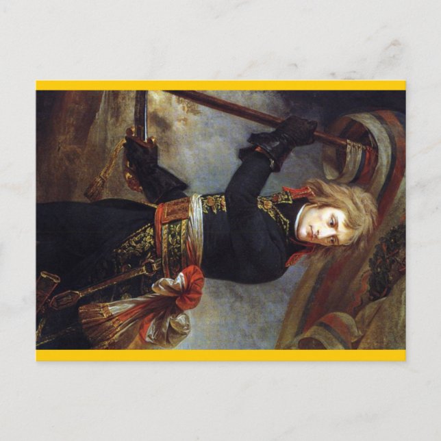 Bonaparte at the Pont d'Arcole ca.1801 Postcard (Front)