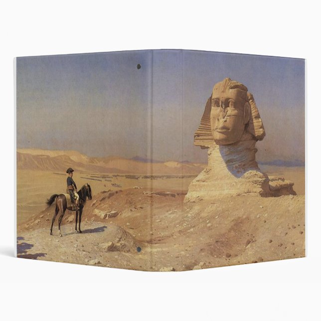 Bonaparte Before the Sphinx Jean-Leon Gerome Binder (Background)