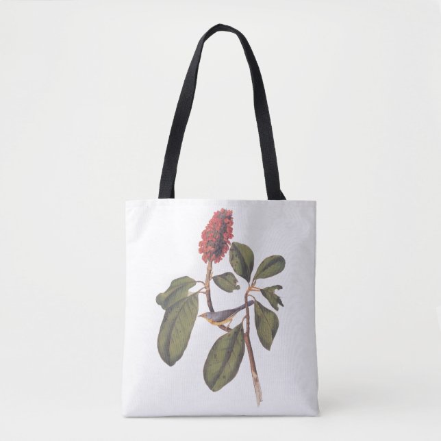 Bonaparte Flycatcher Canada Warbler Audubon Bird Tote Bag (Front)