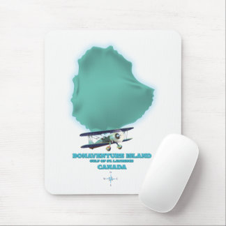 Bonaventure Island Canada map Mouse Pad