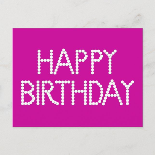 BonBon Party Arc en ciel Bonne carte postale d'ann (Devant)