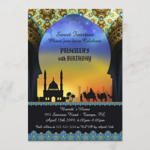 Bonbon quatorze invitations d'anniversaire, mille