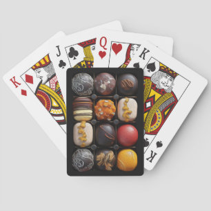 Bonbons au chocolat - Cartes de jeu pour vélos