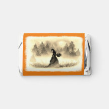 Bonbons d'Halloween Faveurs Sorcière Orange