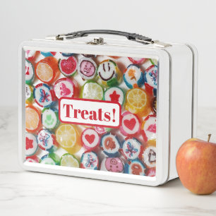 Bonbons durs mignons Traite Lunchbox en métal