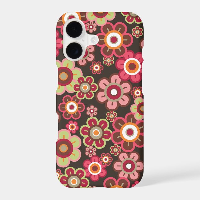 Bonbons Rose Doux Fleurs Fleurs Fille Fun Casing (Verso)