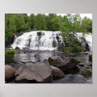Bond Falls, affiche de la péninsule supérieure du