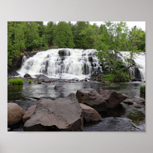 Bond Falls, affiche de la péninsule supérieure du 