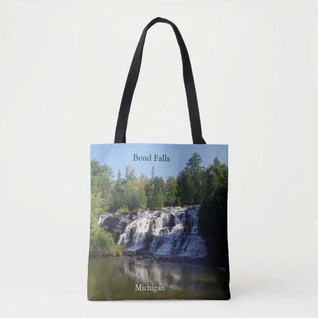 Bond Falls all over tote bag (Front)