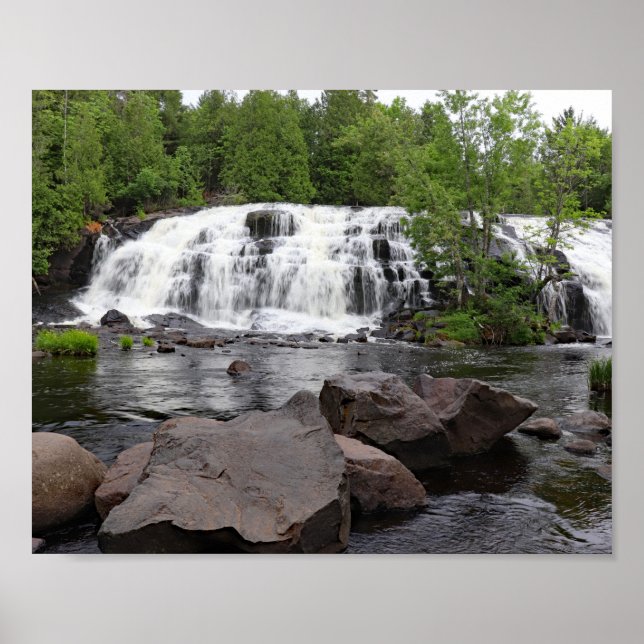 Bond Falls, Michigan's Upper Peninsula Poster (Front)