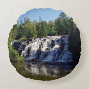 Bond Falls round pillow