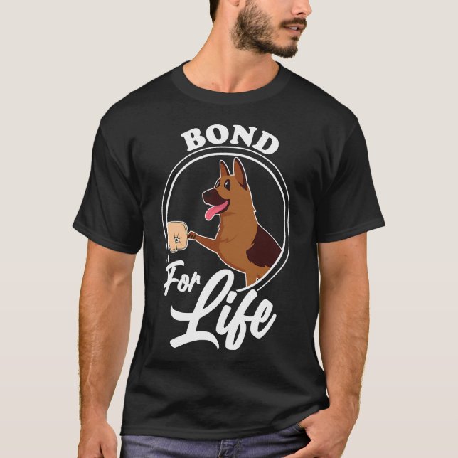Bond Life Doberman Dog Dogs Wonderful T-Shirt (Front)