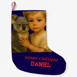 Bond of the Wild and Innocent (Koala) Small Christmas Stocking