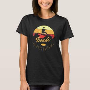 Bondi Australia Sunset Surf Beach T-Shirt
