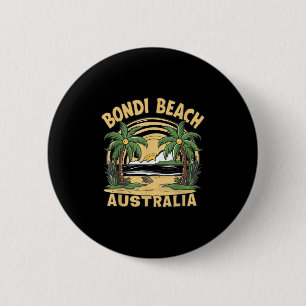 Bondi Beach Australia  2 Inch Round Button