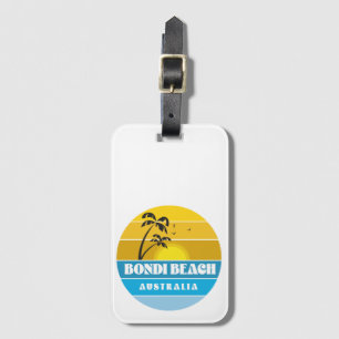 Bondi Beach Australia Button Luggage Tag