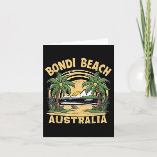 Bondi Beach Australia Card