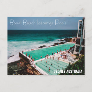 Bondi Beach Icebergs Pool - Postcard