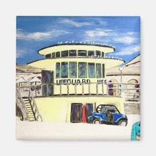 Bondi Beach Lifeguard  Hut Magnet