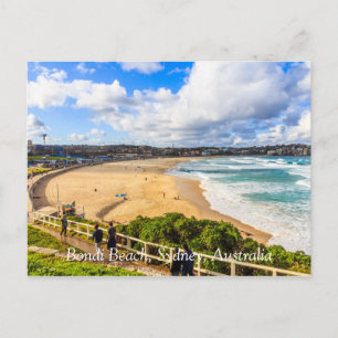 Bondi beach postcard