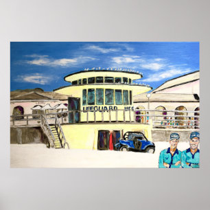 Bondi Lifeguard Tower Poster