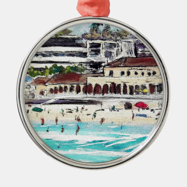 Bondi Vista Metal Ornament (Front)