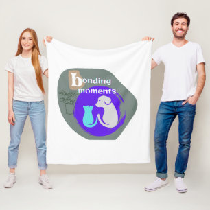 Bonding moments fleece blanket