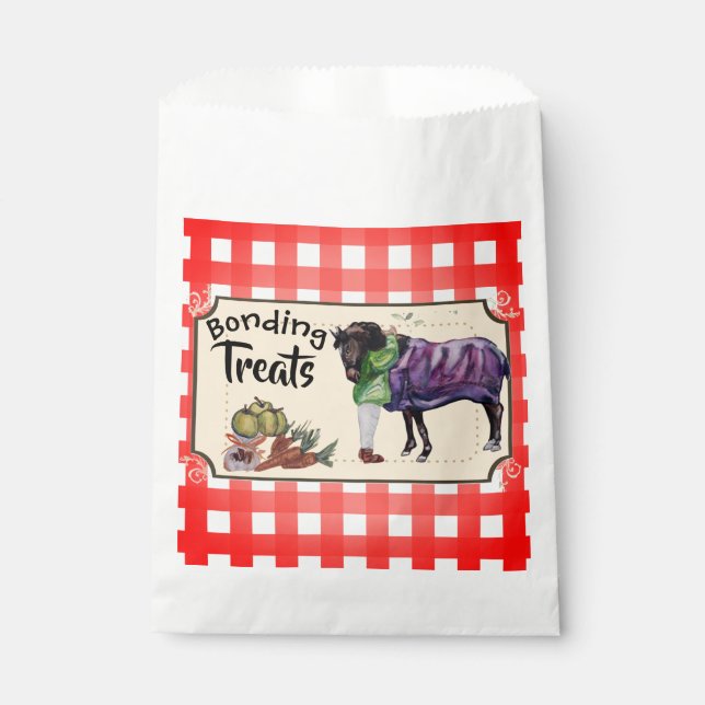 bonding treats favour bag (Front)